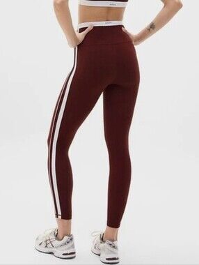 Athleta Elation Sport 7/8 Tight Garnet/White NWT